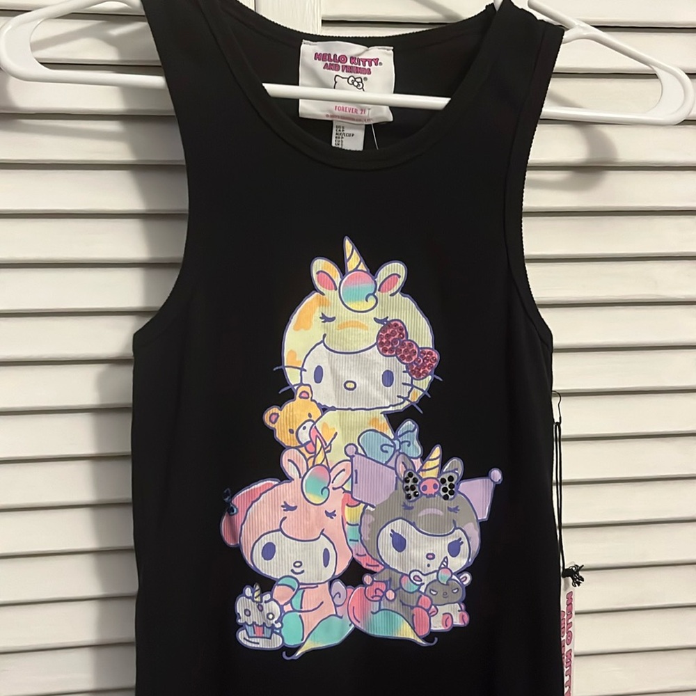 Hello Kitty and Friends x Forever 21 tank top. NWT. Size Small.